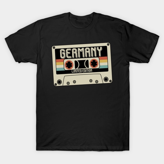 Germany - Limited Edition - Vintage Style T-Shirt by Debbie Art